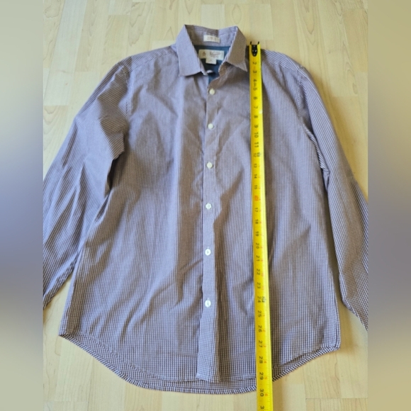 Original Penguin Classic Fit Long Sleeve Dress Shirt Size Medium - Picture 6 of 11